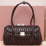 Miumiu Matelasse Nappa Leather Shoulder Bag
